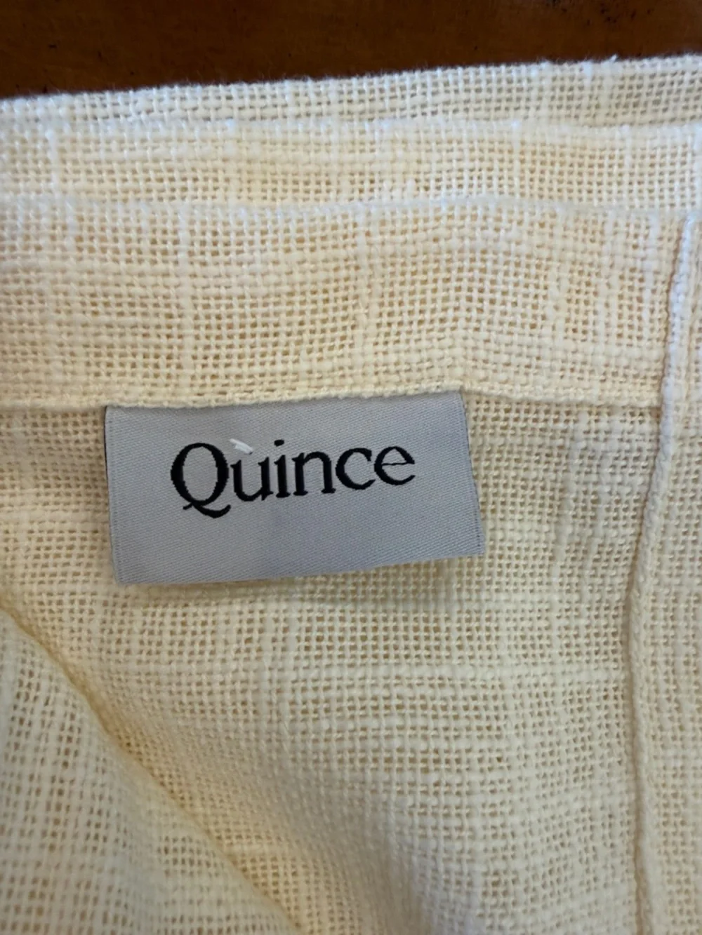 PAIR - NWOT Quince Cotton Sheer Curtain Panels - 48x96 - Ivory (12)